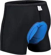 [KIKICAST] Men's Padded Bike Cycling Shorts 3D Padding Bicycle Undershorts MTB Liner Biking Underpants