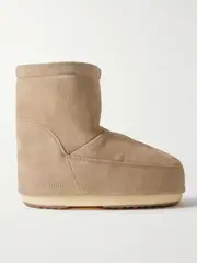 [Moon Boot] Moon Boot - Icon Low Suede Snow Boots - Sand - 33/35 33/35 Neutrals