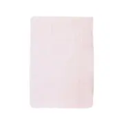 Baby Pink Bassinet Fitted Sheet with a Flat Sheet Sewed Attached