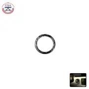 Car Black Carbon Fiber Car Engine Start Stop Ring Start-up coil For BMW e90