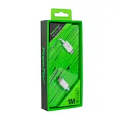 PowerFlo+ Type C to Type C Data / Sync Cable 1M White