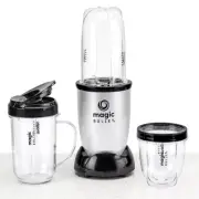 Magic Bullet Personal Blender Set, Blending Cups, Lids, Dishwasher Safe, Recipes