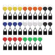 3X(28 Pcs Retractable Lighter Holder Keychain Assorted Color, Lighter5598