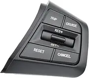 Vuzmode Car Cruise Control Button, for Hyundai, for Creta Ix25 1.6L 2015-2019 Car Steering Wheel Cruise Control Buttons Remote Control Volume Button With Cables Steering Wheel Control Switch Buttons(B