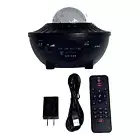 Galaxy Projector Night Light Starry Star Sky Moon Bluetooth Music Lamp w/Remote