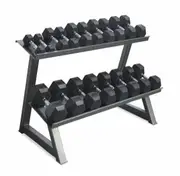 Hex Dumbbell Rack DLX 2 Tier - 800kg Capacity