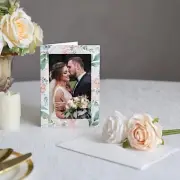25 GOLD WHITE 7" Paper Photo PICTURE FRAMES Cards Envelopes Favors Party Decor