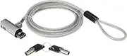 USB Cable Lock – CTA USB 3.0 Galvanized Steel Security Cable Lock for MacBook Air and MacBook Pro with USB Type A Port – Master Key Compatible, Secure Lock-and-Key System (LT-PL)