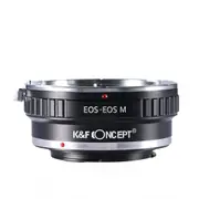 K&f 概念鏡頭卡口適配器佳能 EOS EF 到佳能 EOS M EF-M 卡口相機 M5
