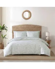 Tommy Bahama 200 Thread Count Pen & Ink Cotton Percale Duvet Cover Set