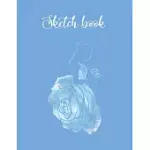 COMPOSITION BOOK: DISNEY BEAUTY THE BEAST BELLE BLUE ROSE DRESS LOVELY COMPOSITION NOTES NOTEBOOK FOR WORK MARBLE SIZE COLLEGE RULE LINE