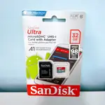 SANDISK ULTRA 32GB MICROSDHC 記憶卡(附轉卡)