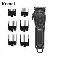 在飛比找蝦皮購物優惠-Kemei clipper 男士專業無繩理髮器可充電馬桶電動