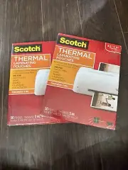 Scotch TP5854100 5 mil 8.5" x 11" Thermal Laminating Pouches 50 pack x2 NEW