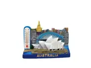 Sydney Harbour With Thermometer - Magnet