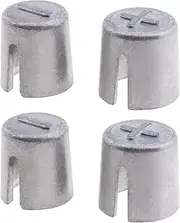 EMSea 2 Pair Battery Terminal Converter Post Adaptors Sleeves Battery Top Post Shim Caps Adapters for Positive or Negative Posts Boat RV Convert 11-13mm to 16-18mm