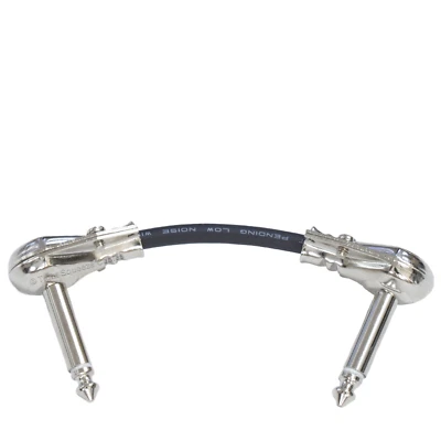 Mogami 2319 3" Guitar Pedalboard Patch Cable With Pancake Connectors