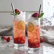 LAV Liberty Highball Glasses - 360ml - Pack of 6 Water Drinks Tumblers