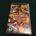 SONY PSP  UNTOLD LEGENDS  無盡的傳說 刀鋒公會（英文版）