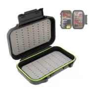 Waterproof Double Sided Pocket Floatable Fly Fishing Hook Lures Storage Box Case