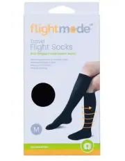 [Flightmode] Travel Anti-Fatigue Flight Compression Socks-M in Black