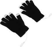 [BRIGHTFUFU] Heated Gloves Electric Mittens Unisex Winter Heating Gloves Touch Screen Comfortable for Outdoor Activities