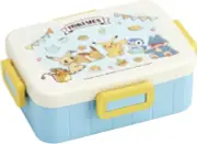 YZFL7AG-A Lunch Box, Pokemon Cafe Art, 22.0 Fl Oz (650 Ml), Antibacterial, 4-Poi