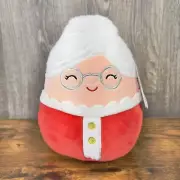 2021 Squishmallows Nicolette 8" Plush Mrs Clause Santa Grandma Kellytoy NWT