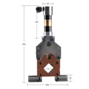Square Tube Angle Iron Angle Steel Cutting Machine Cutting Die 50 Galvanized