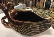 Unique Egyptian God Hours W/Copper Wash Statue Made IN Egypt LAST ONE *
