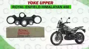 Black "Upper Yoke For Royal Enfield Himalayan 450"