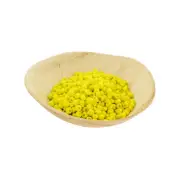 Glass Seed Beads 6/0 Yellow Opaque Color 4mm - 50g - over 650 beads - BD1310