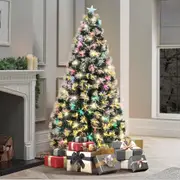 Mazam Christmas Tree 1.8M 6FT LED Xmas trees Optic Fibre Multi Colour