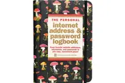 Peter Pauper Press The Personal Internet Address & Password Logbook Mushrooms 343628