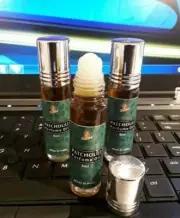 3 x Kamini Roll-On Perfume Patchouli Natural Oil Perfume 3 Bottles 8ml