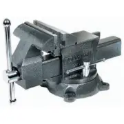 5-1/2 Inch Jaw Workshop Vise V Notch Gear Lock System Double Bolt Vertical Grip