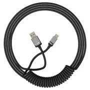 Akko Coiled Keyboard Cable Black