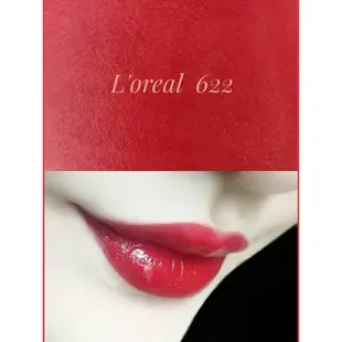 現貨【L'Oreal Paris巴黎萊雅】 純色訂製唇膏柔霧款 622經典紅玫瑰