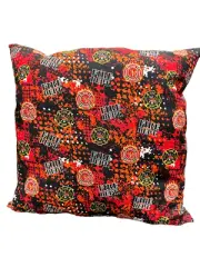 Fire Department Firefighter Throw Pillow-Fire Fighter Pillow-Fire Splatter