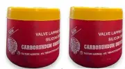 2x CARBORUNDUM Silicon Carbide Valve Lapping Compound 400g COARSE Grade 120 Grit
