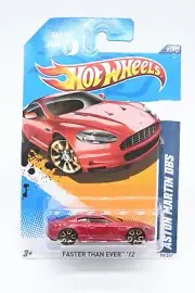 2012 Hot Wheels ASTON MARTIN DBS Red Faster Than Ever '12 99/247 (9/10)