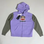 Urban Outfitters MadeMe X Paul Frank Zip-Up Hooded Jacket Size XS NWT $176