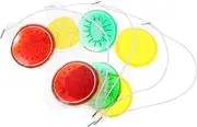 Baluue 4 Decorative Eye Masks Portable Eye Shades Household Light Blocking Home Accessory Soft Pvc for Relaxation