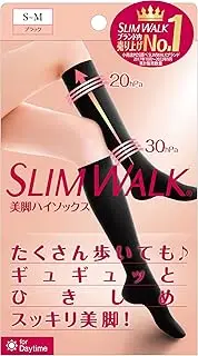 Compression Socks Slim Walk Beautiful Legs High Socks S/M Black Compression Socks AskDoctors Calf Sole Arch Support