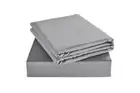 Ovela 100% Natural Bamboo Bed Sheet Set (Silver)