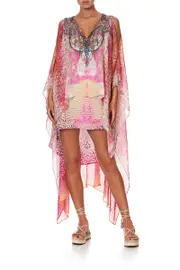 LONG SHEER OVERLAY DRESS SERPENTINE DREAMS