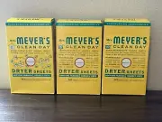 (3) Mrs. Meyer's Honeysuckle Scent Fabric Softener Sheets ~ 240 Sheets Total