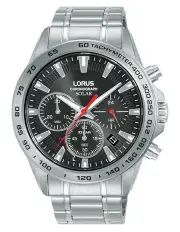 [Lorus] Chronograph Stainless Steel Watch in Silver