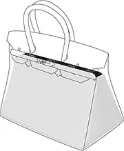 [DGAZ] Purse Pillow Shaper Insert,Luxury Handbag Tote Shapers , Memory Foam- Fits Birkin 25/30/35/40 Bag (White, BK30)