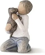 Willow Tree Kindness (boy, Darker Skin Tone & Hair Color), Sculpted Hand-Painted Figure